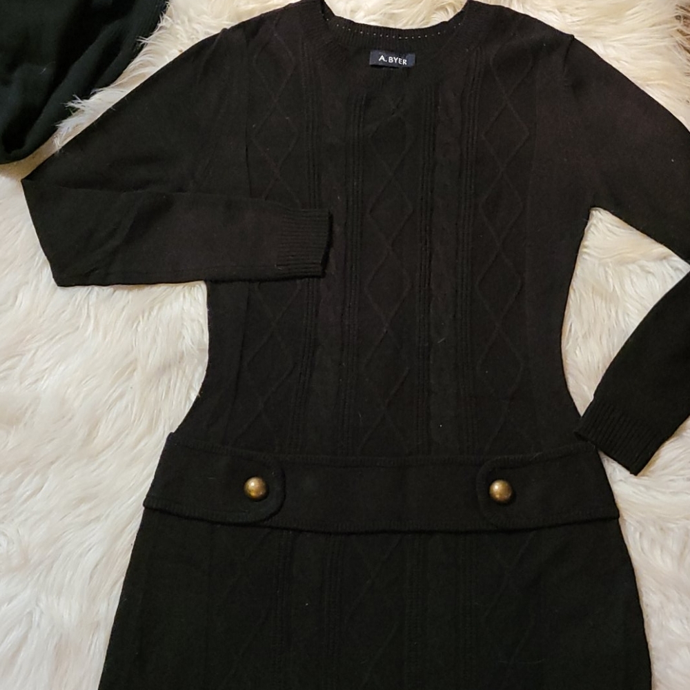 Nwt Adrienne Vittadini V neck sweater free dress - Picture 5 of 13